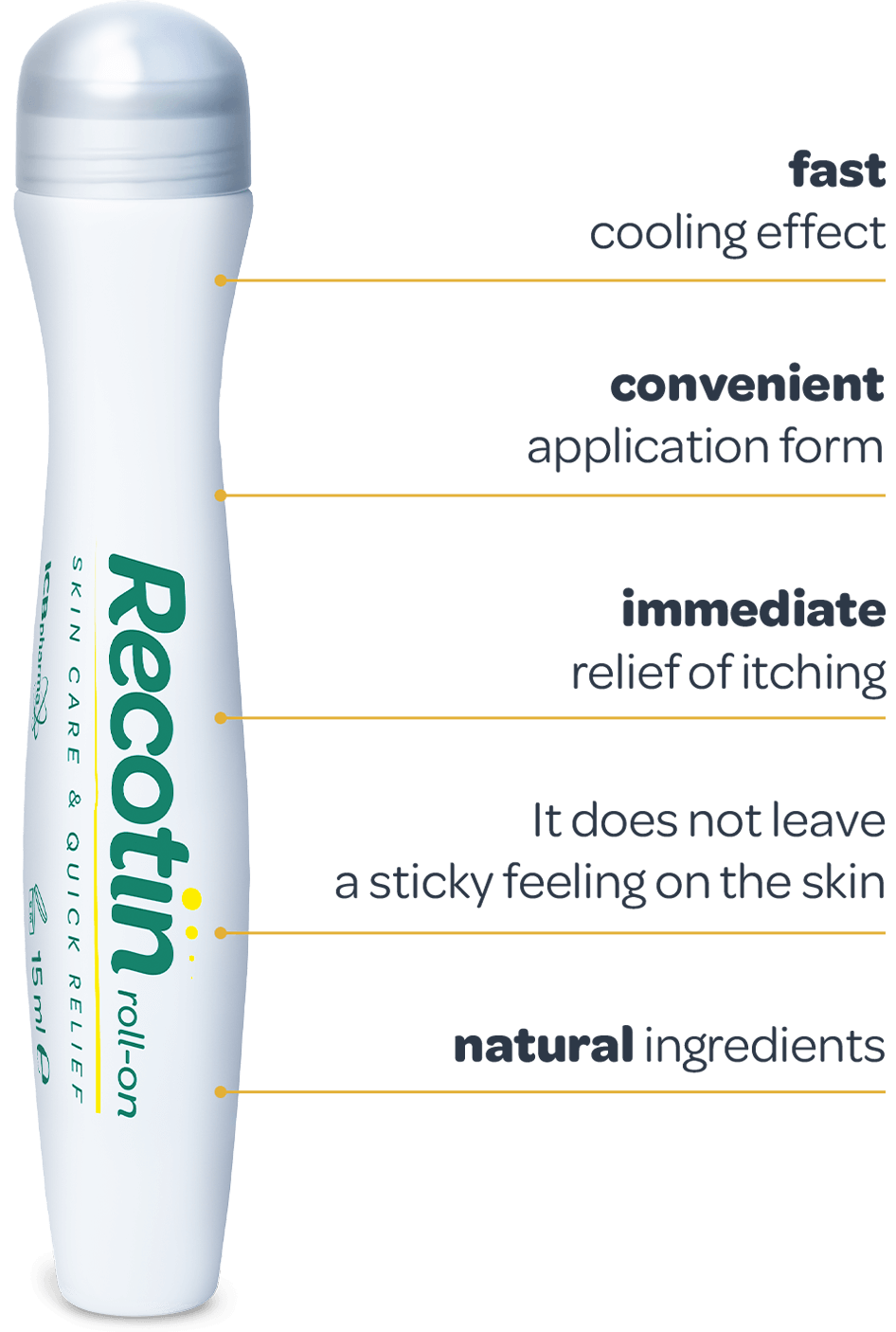 Recotin roll-on benefits mobile